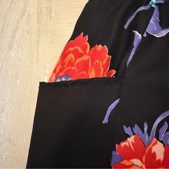 American Eagle Outfitters Red, Purple, Black and White Mini Dress with pockets - Picture 2 of 6